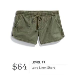 Level 99 Laird Linen Short - Size M